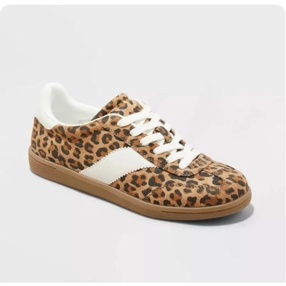 Women's Sneakers by Universal Thread Spencer Leopard‎ 8.5 New With Tags